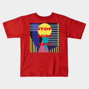 stop asian hate Kids T-Shirt